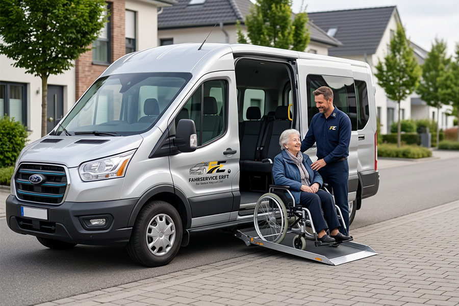 Rollstuhlbeförderung-Fahrservice-Erft